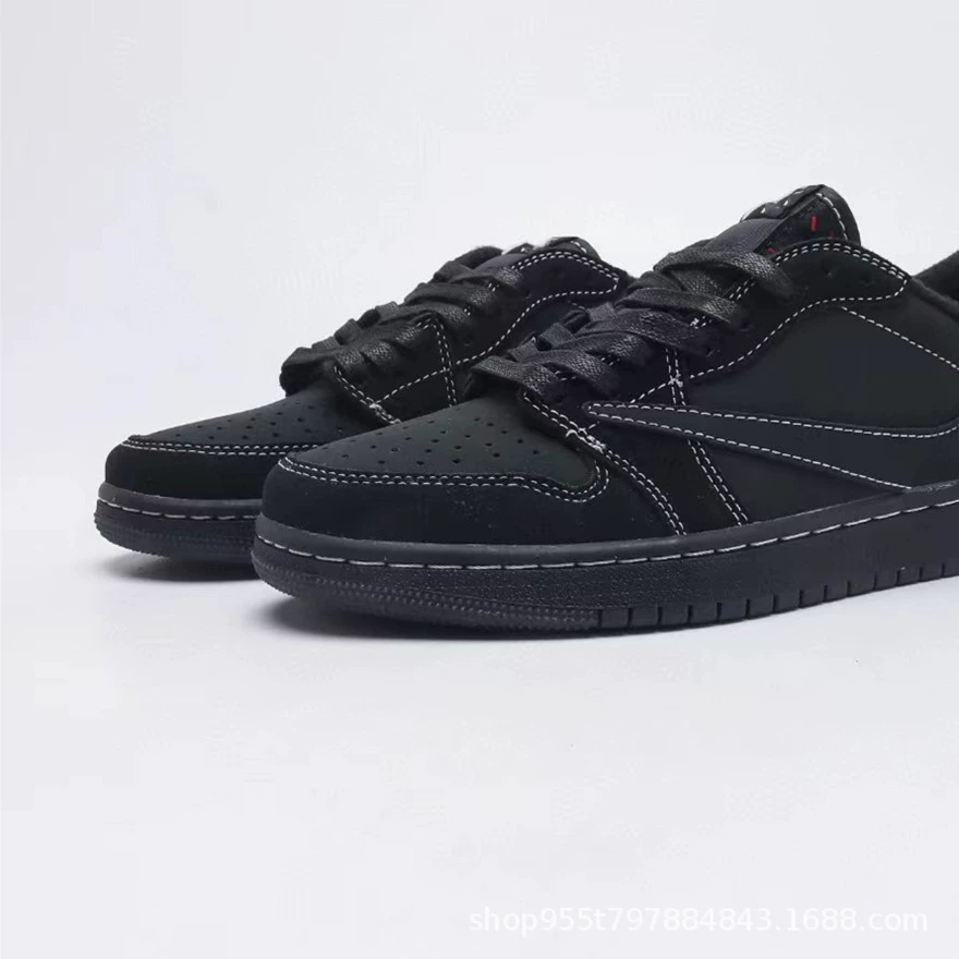 Кроссовки Putian AJ1 Lightning Barb Noirawa Hiroshi трёхсторонняя коллаборация, чёрный самурай оливково-зелёные унисекс повседневные баскетбольные