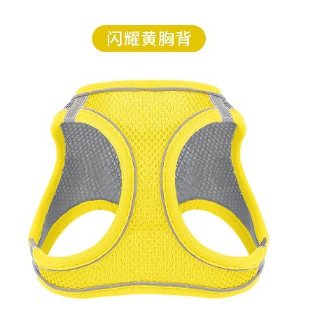 Nuevos productos transfronterizos para mascotas tipo chaleco correa para el pecho para mascotas transpirable reflectante correa para perros gato cuerda para pasear perros image 28