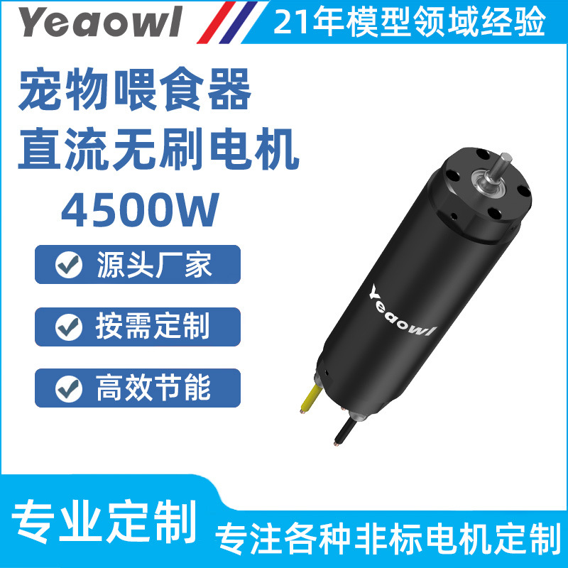 无刷可调速电机66216谷物研磨机电暖器测温仪卫浴电器39V定制马达