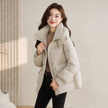 2025保暖时尚女装棉服加厚新款短款保暖宽松批发羽绒服女保暖外套