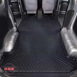 新款五菱宏光V五座专用TPE整体后备箱垫七座脚垫两座防水橡胶tpe