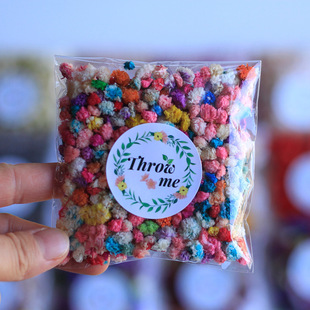 Cross-Border Hot-Selling Real Flower Confetti Petals for Wedding Parties, Colorful Baby's Breath, Forget-Me-Nots, Dried Roses