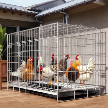 鸡笼子家用室外养鸡笼鸡窝鸡房子鸡舍棚内铁丝网鸭子笼特大号养殖