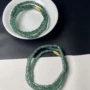 缅甸天然管珠翡翠带证书