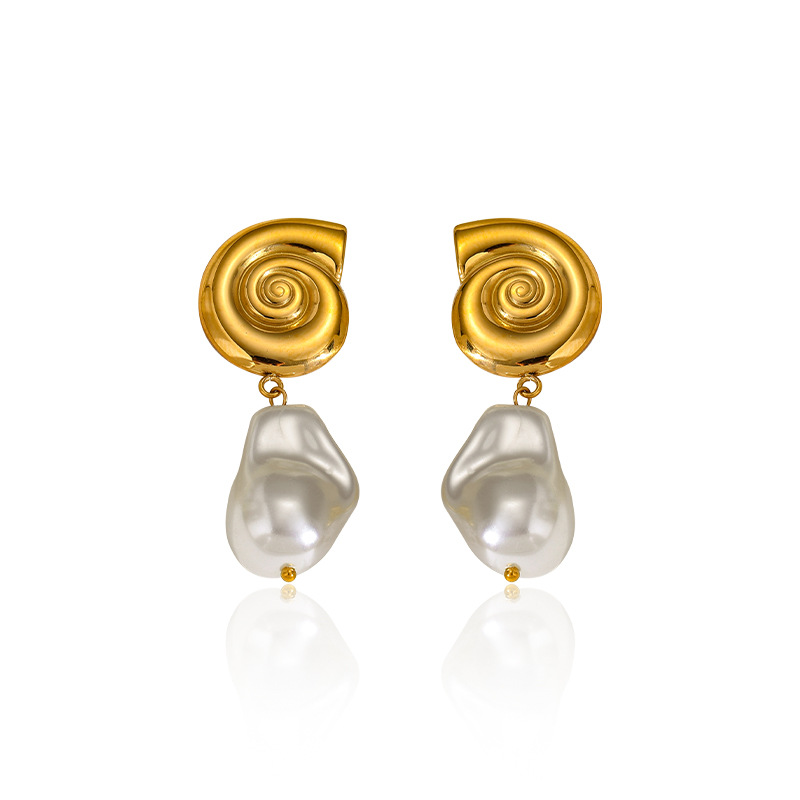20g Weight 304 Stainless Steel Ear Needle Material Drop Earrings, Ear Studs Classification 1 Pair Quantity Holiday, Daily Occasion 304 Stainless Steel, Imitation Pearl Material Geometric Pattern All Seasons Season Women's Gender Polished Finish IG Style, Elegant, Vintage Style Style 1 Pair IG Style Elegant Vintage Style Geometric 304 Stainless Steel Imitation Pearl Drop Earrings Ear Studs 8