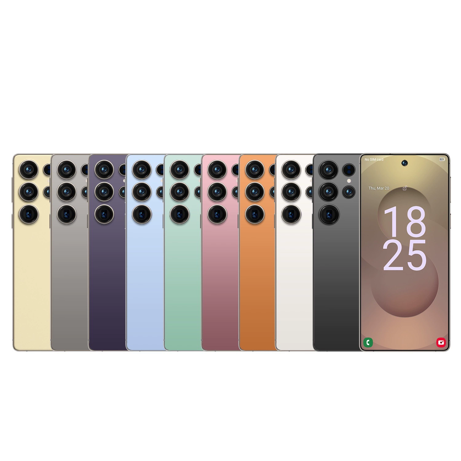 Cugo мобильный телефон, девять цветов, модель S25 Ultra, конфигурация 3+16GB, экран 7.3"