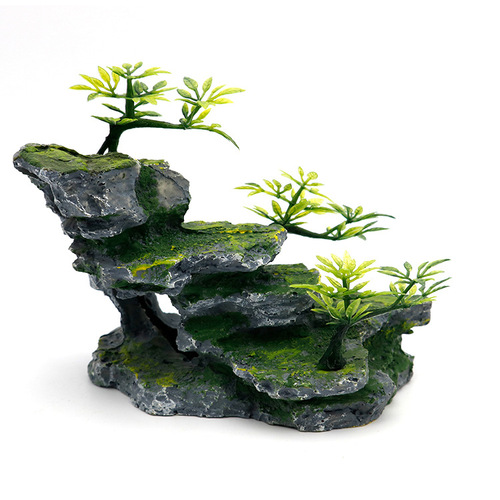 Fish tank landscape package simulated rock resin rock aquarium decoration stones fish tank rock hide tree hole