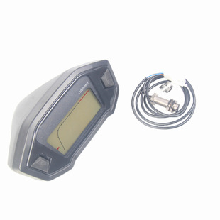 Cross-border motorcycle LCD meter modified tachometer oil meter monkey digital LCD meter 12v odometer