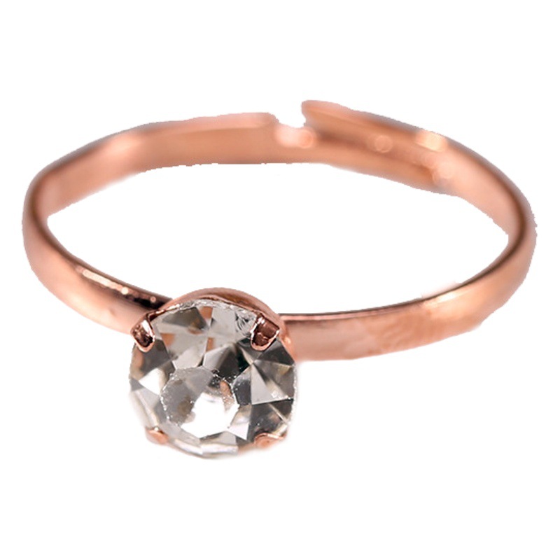 Transfronterizo AliExpress joyería nupcial nudo anillo de diamantes de la boda en vivo plateado regalo galvanoplastia