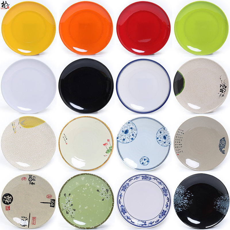 Melamine Plate Plastic Round Plate Buffet Plate Restaurant Hotel Restaurant Commercial Fast Food Plate Tableware Flat Plate Melamine Plate Plastic Round Plate Buffet Plate Restaurant Hotel Restaurant Commercial Fast Food Plate Tableware Flat Plate