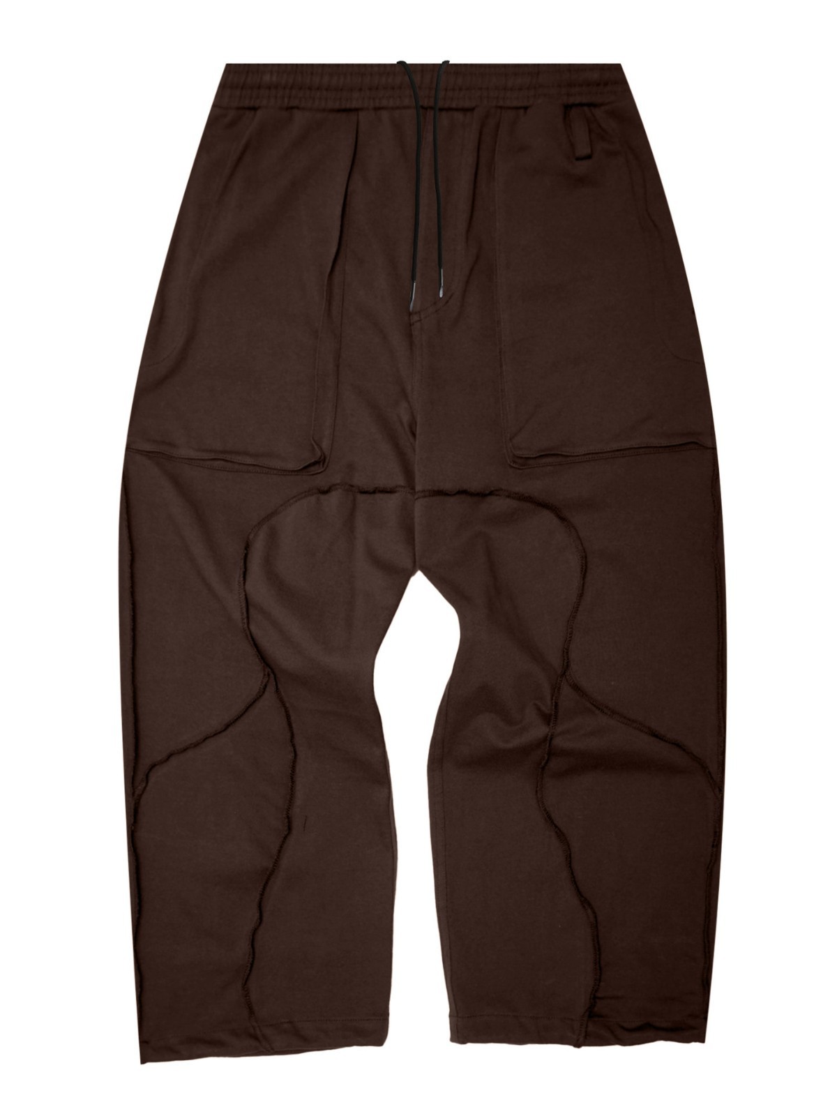 Pantalones Largos Deportivos con Empalme Retro para Hombre de Poliéster Absorbente de Humedad para Ocio y Correr
