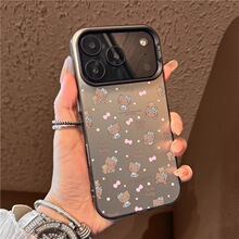 适用苹果17手机壳卡通可爱iphone16pro新款15超火14可爱豹纹色kt