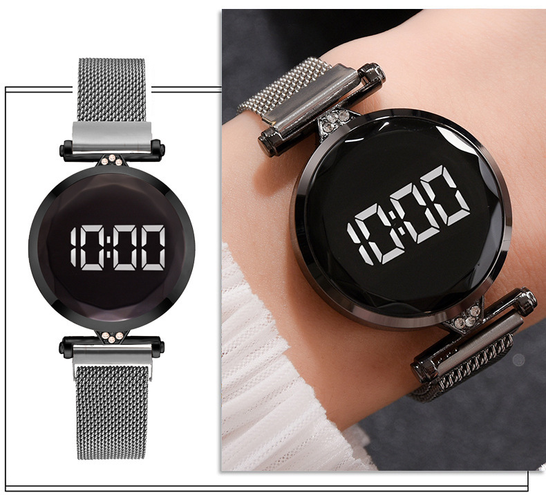 Casual Simple Style Round Magnet Buckle Quartz Women's Watches display picture 5