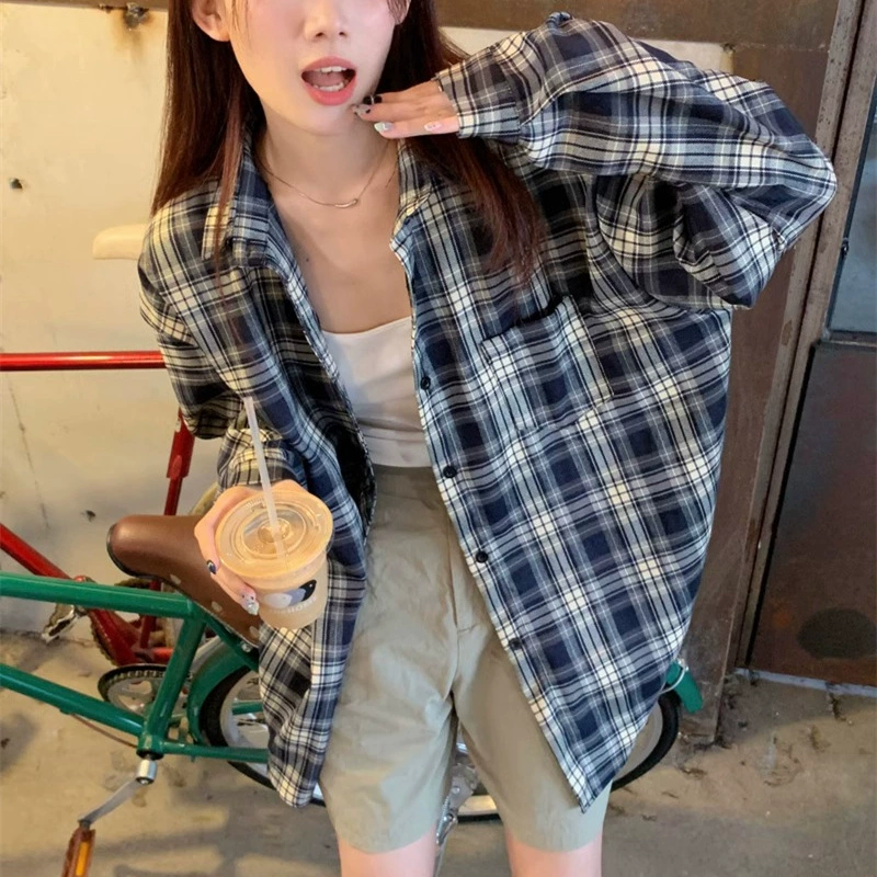 Демисезонная oversize рубашка пиджак, длинные рукава, защита от солнца, свободный крой