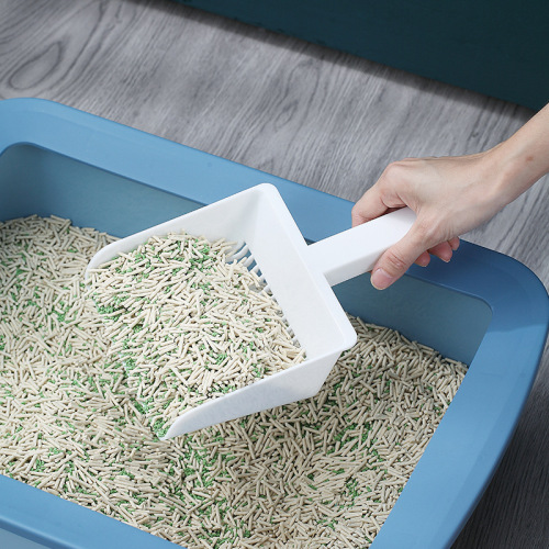 new large size simple cat litter shovel long handle thickened cat poop shovel cat cleaning supplies cat litter shovel