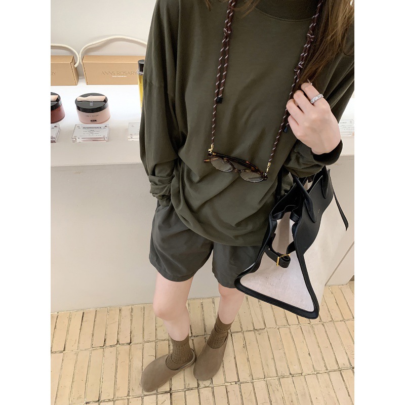 Versión de cuero de vaca ~ Grape Madre con cuero retrógrado de cuero de fondo grueso Bocken medio trapezo Bocken zapatillas perezosas