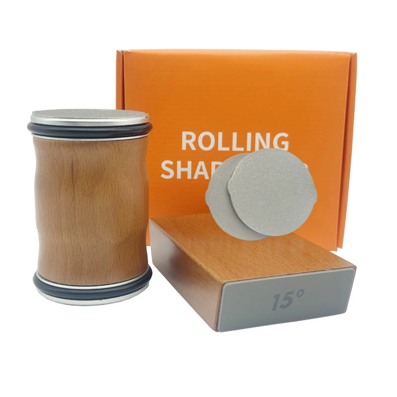 Кросс-бордер взрыв Rolling Knife Sharpener Rolling Wheel Twin Diamond Stone Facial Speed