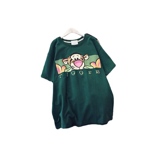  Summer Maternity Wear: Cotton Short-Sleeve T-Shirt, Loose-Fit, Casual, Plus-Size, Fashionable Mid-Length Top for Pregnant Women