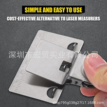 Measuring Tape Clip 不锈钢卷尺测量工具木工划线定位卷尺定位夹