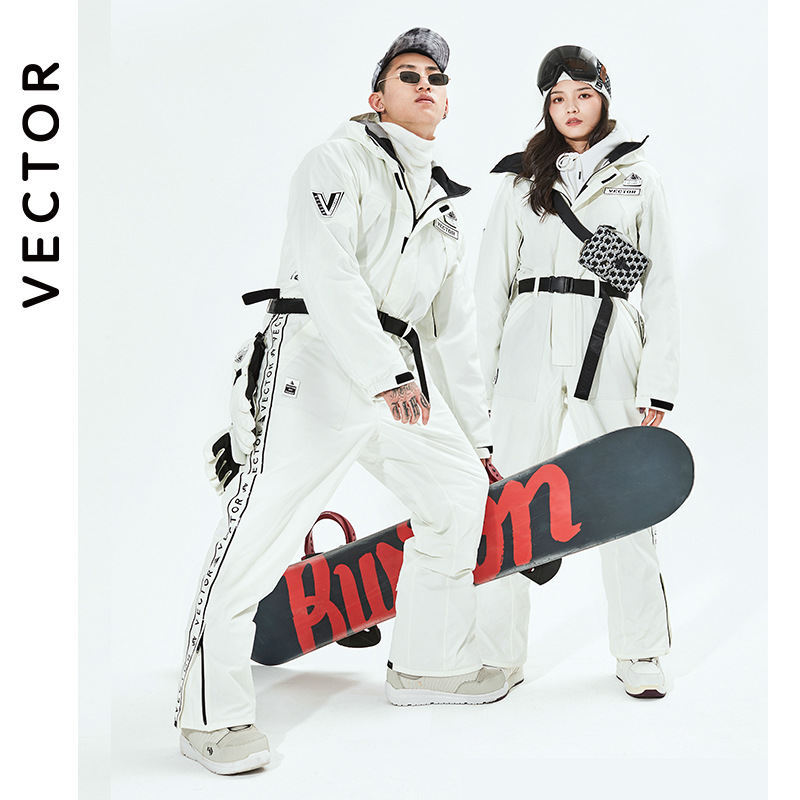 VECTOR新款男女成人中性滑雪服保暖透气连体雪服男女户外滑雪夹克
