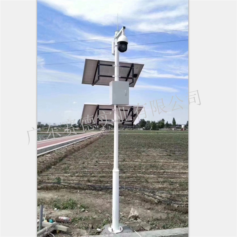 监控立杆2米3米3.5米4米5米6米扬尘监控杆摄像机立柱太阳能板立柱