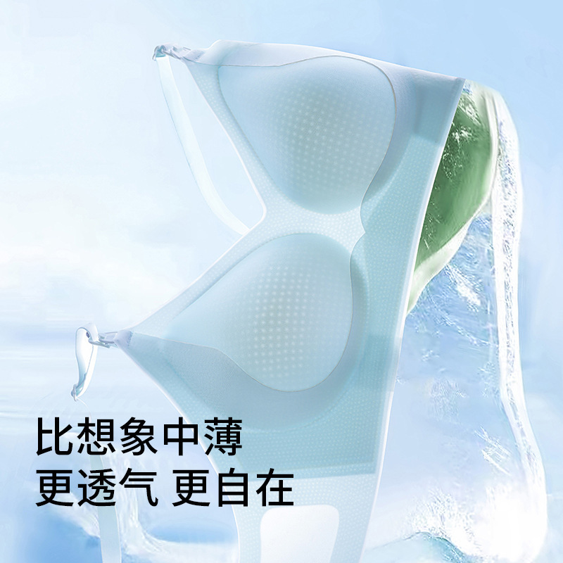 Huige シームレス授乳ブラジャー夏薄型サポートプッシュアップたるみ防止横乳妊娠ブラジャー通気性|undefined