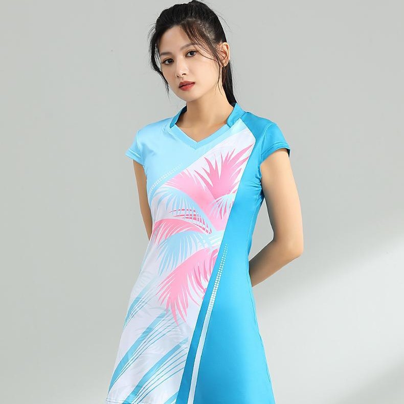 2023 nueva ropa de entrenamiento de bádminton ropa de tenis de verano y otoño tenis de mesa rápido secado vestido sin mangas conjunto de hielo