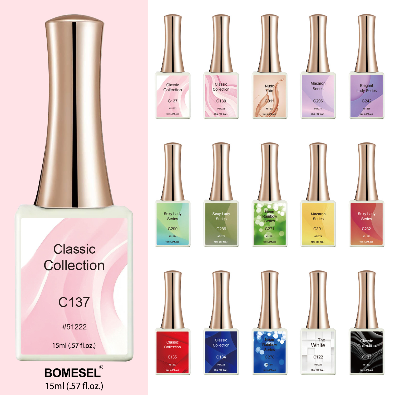 Gel de esmalte de uñas, nuevo color, todo fósforo, blanco, desnudo, transparente, tienda de uñas, botella cuadrada, fabricante de origen de pegamento funcional avanzado