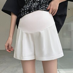 孕妇短裤外穿夏季薄款对于孕妇怀孕期运动不勒肚子修身托腹打底裤