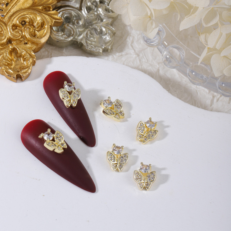 Celebridad de Internet nuevos accesorios de uñas Iris arco de alta retención de color ajuste arco de uñas diamante desgaste material de uñas diamante