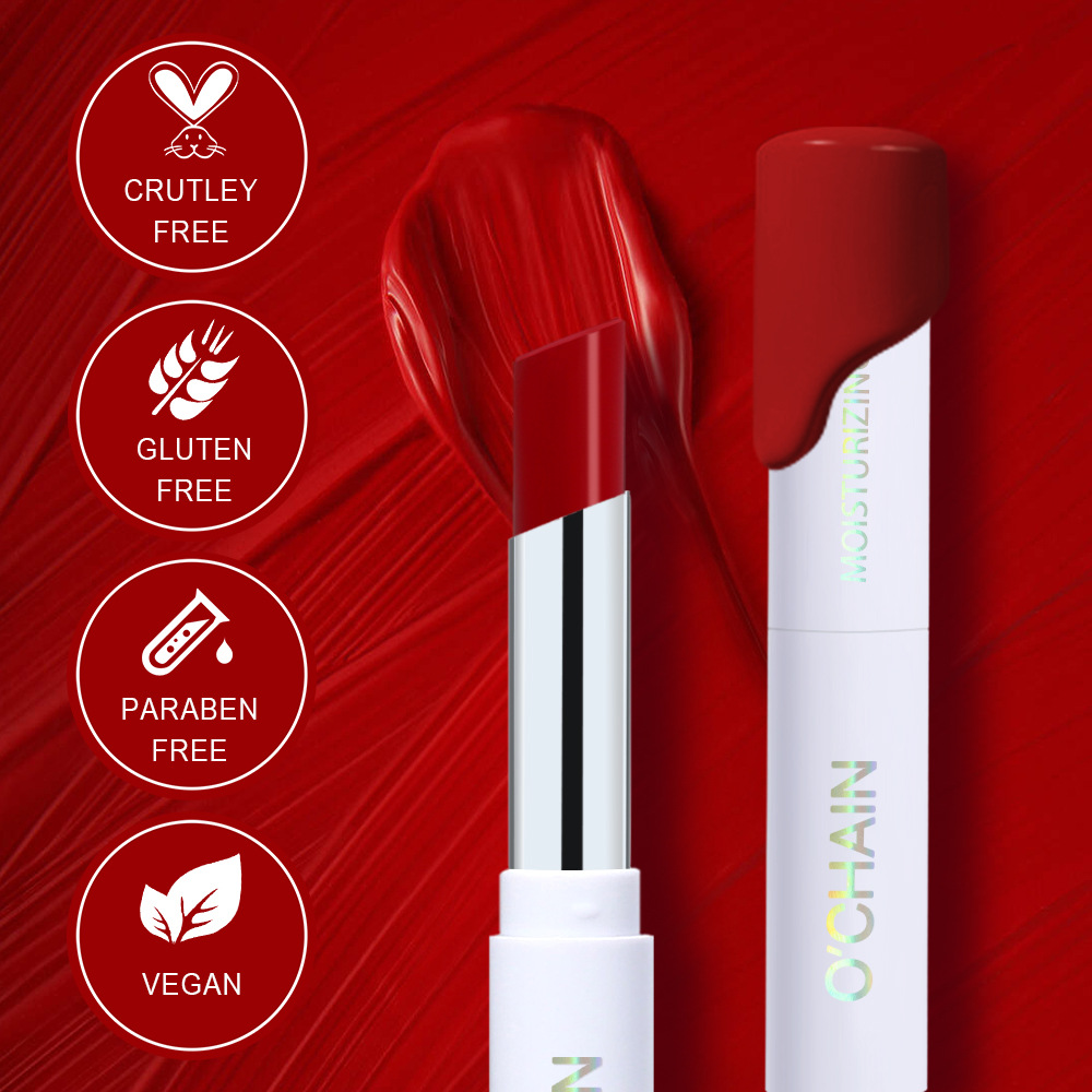 OCHAIN Cross-Border Lip Plumping Brightening Waterproof Long-Lasting Non-Fading Mirror Finish Moisturizing Lipstick_voghion.com