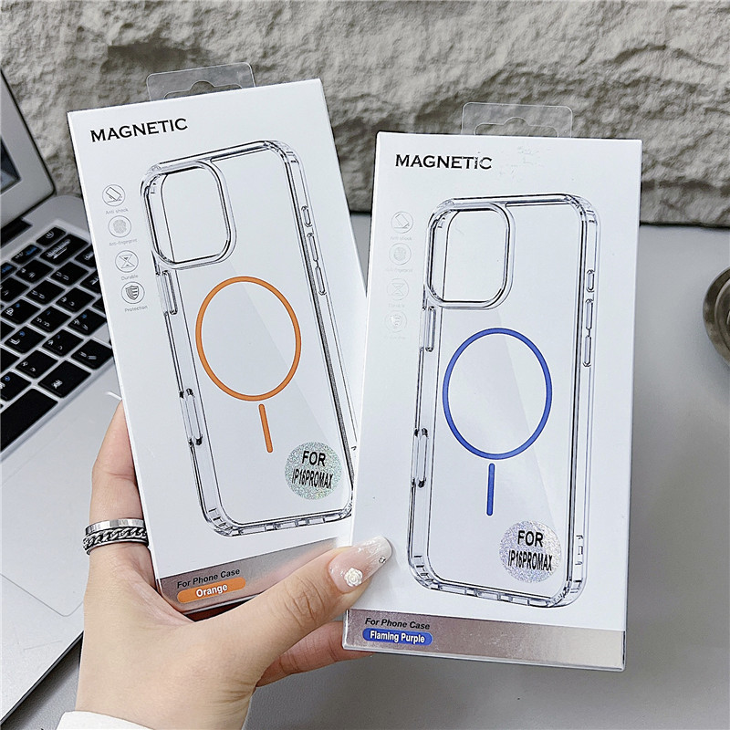 Magnetic Phone Case For Iphone With Wireless Charging Ring_voghion.com