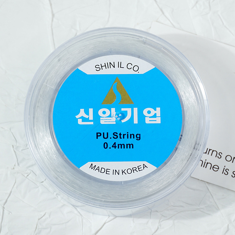 【箱入り】韓国輸入弾力線DIY弾力縄水晶ビーズ透明に引っ張られています。|undefined