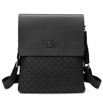 New men's Single Shoulder Bag Satchel men's lattice vertical leisure backpack diagonal cross bag foreign trade wholesale express supply - ShopShipShake