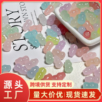仿玉琉璃彩色小葫芦直孔手串串珠散珠子发簪挂件吊坠手工diy材料