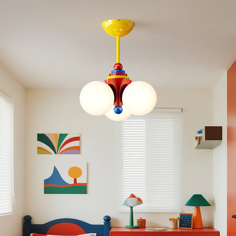 Memphis lámpara de la habitación de niños de espectro completo protector de ojos nórdico simple dormitorio principal lámpara de estudio Zhongshan lámpara 412L