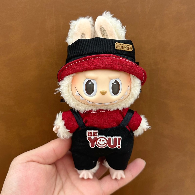 仅衣服适用于17厘米一二三代拉布布搪胶娃娃公仔衣服裙子零售批发|undefined