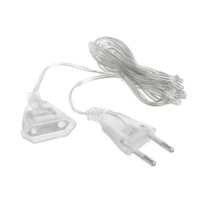 LED light string colored light American standard European standard extension line curtain light extension line ice strip light extension line 220V