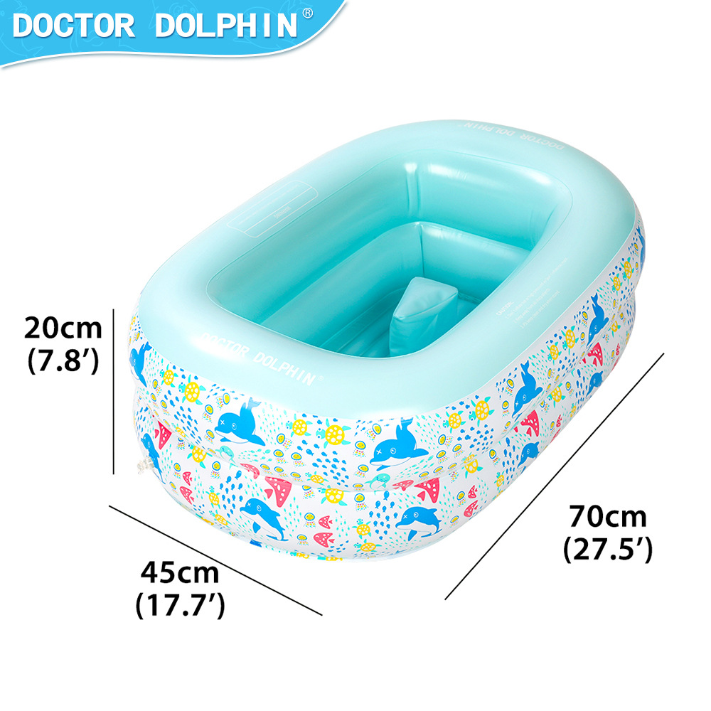 Doctor Pig Baby Bathtub Ocean Kingdom Bathtub Inflatable Bathtub pequeña bañera doméstica