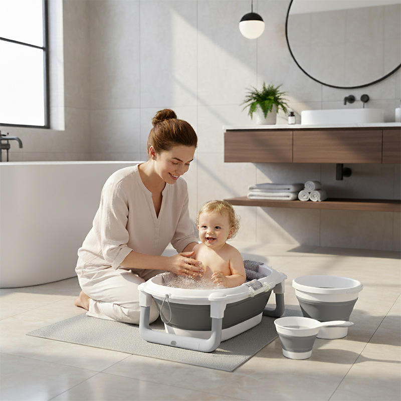 �羳�����۵�ԡ����װ����ϴ����Ӥ��ԡ��ʺ�Baby bathtub 4set