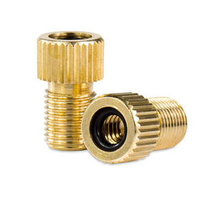Bicycle valve adapter French mouth to American mouth mountain bike tire colorful cylinder adapter pure copper adapter