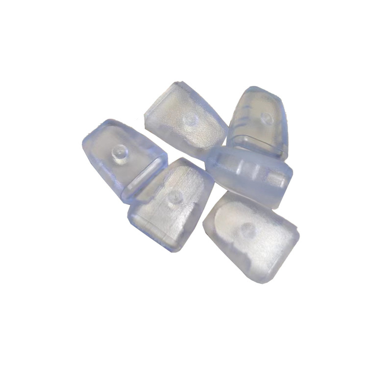 10x4x20平脚管コート10センチ滑り止めプラスチックカバー10mm平鉄保護カバー4mm端子カバー|undefined