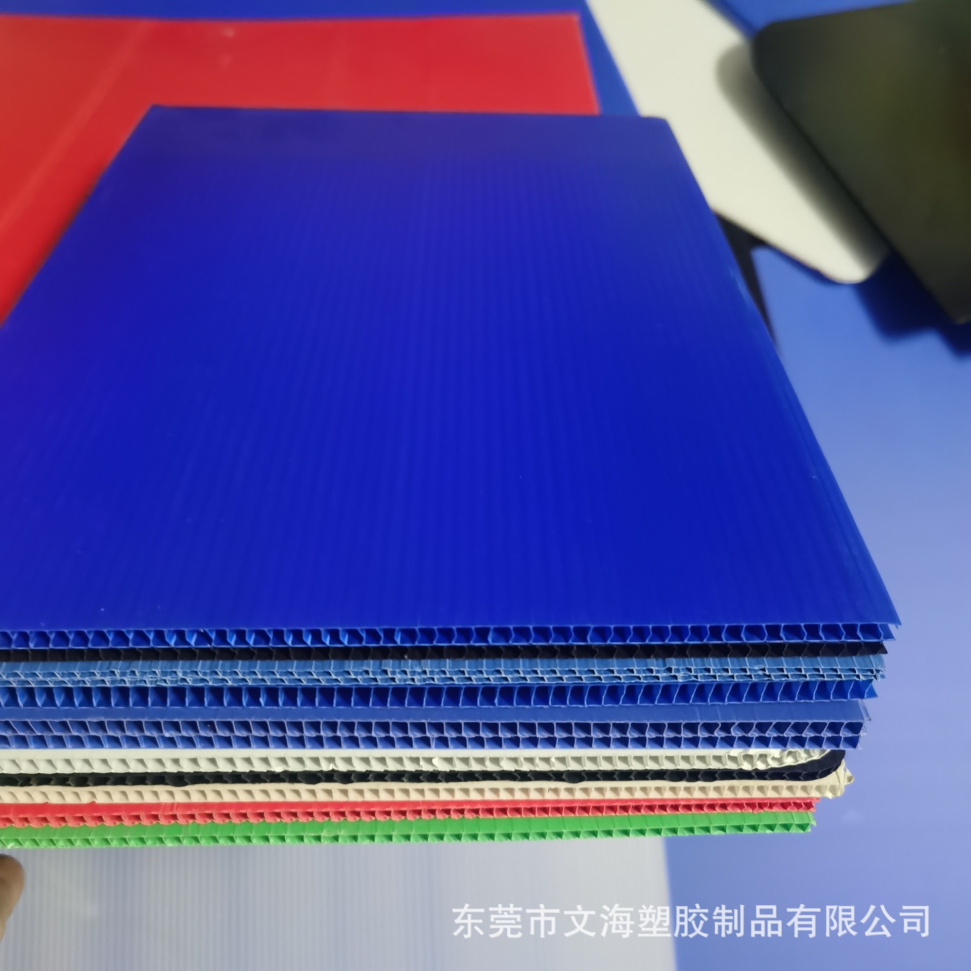 生产防静电隔板 车间运输包装塑料瓦楞板平板 PP塑料中空板格挡