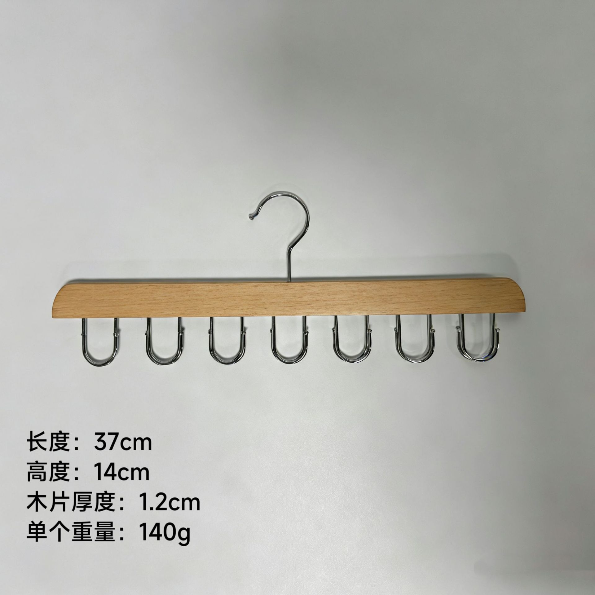 14 원형 후크 목재 색상