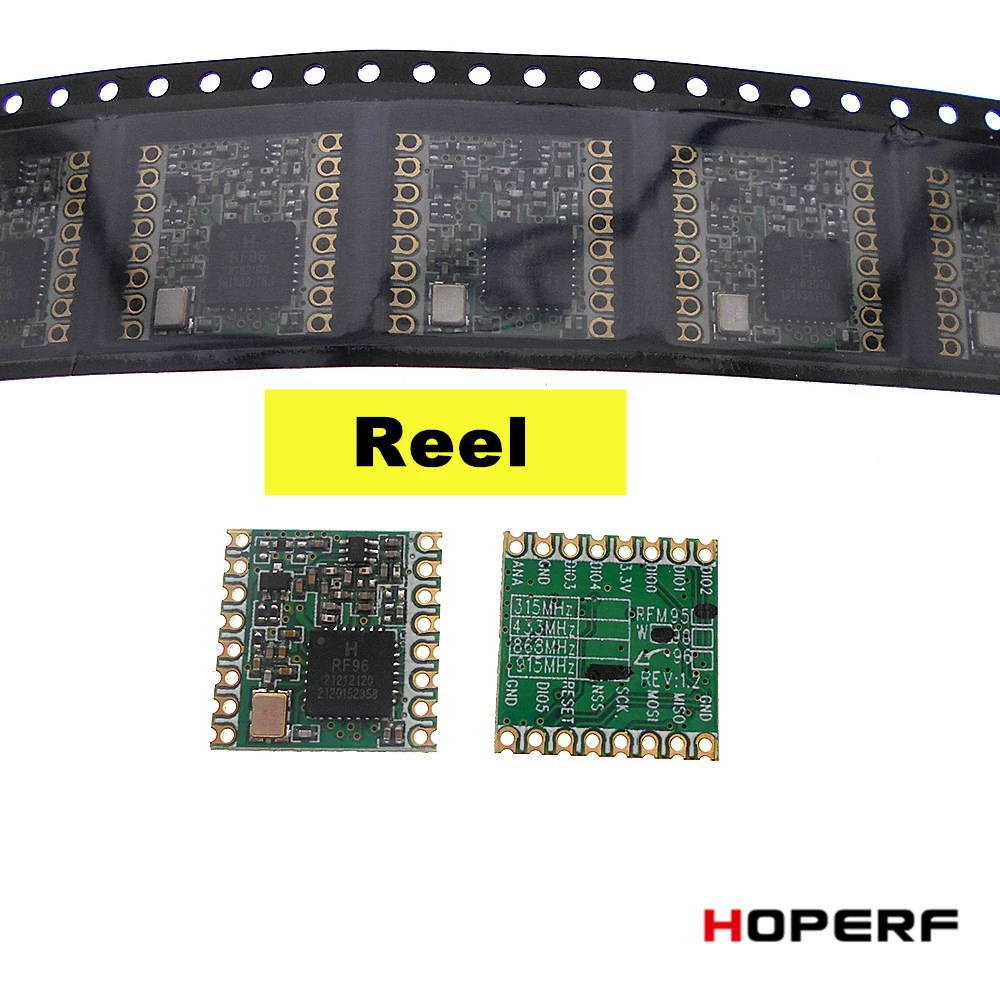RFM95W RFM96W RFM98W единый микроконтроллер LoRa дальний радиопередатчик модуль поддерживает SX1276