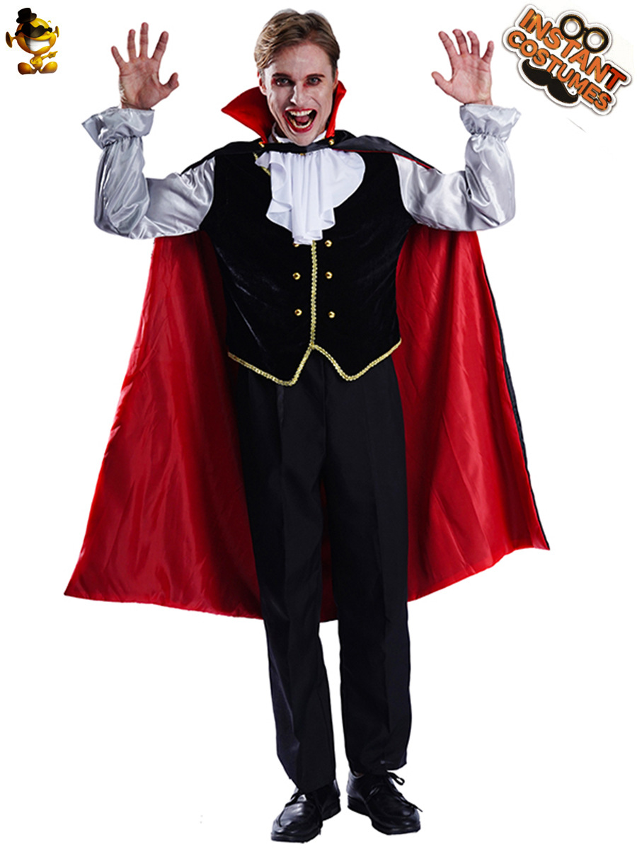 Halloween de los hombres adultos vampiro traje grande masculino vampiro de rol traje de Halloween COSPLAY