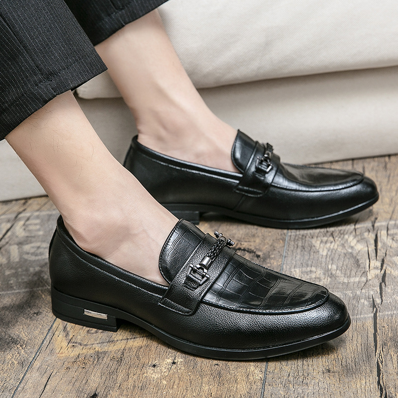 2024 primavera y otoño nuevos zapatos de cuero casuales de negocios de hombre con suela suave zapatos de hombre con un zapato de trabajo zapatos de cuero image 4