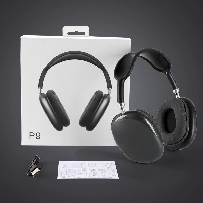 Беспроводные наушники P9 Bluetooth, накладные на уши, складные для телефона и ноутбука, цветной мультитональный