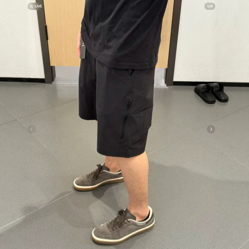 Cross-border outdoor mountain-style softshell shorts for rock climbing, breathable, waterproof, tear-resistant, wear-resistant, with a curved cut