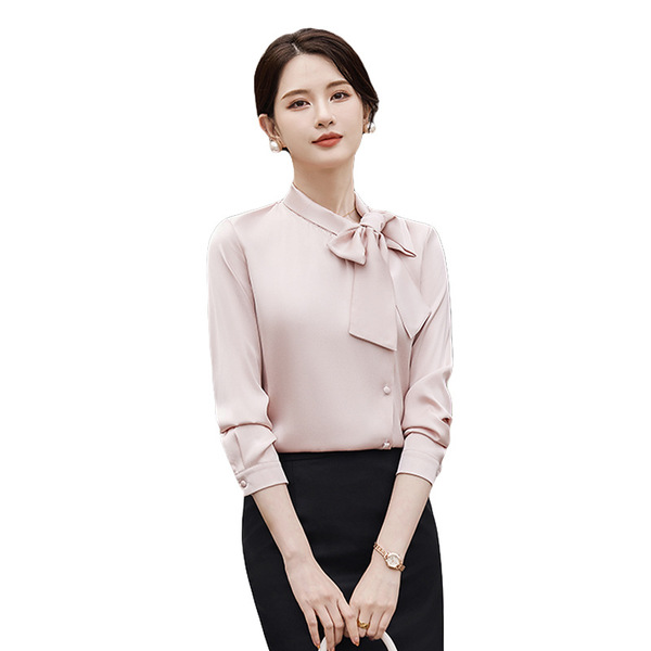 Fashionable elegant shirt with bow